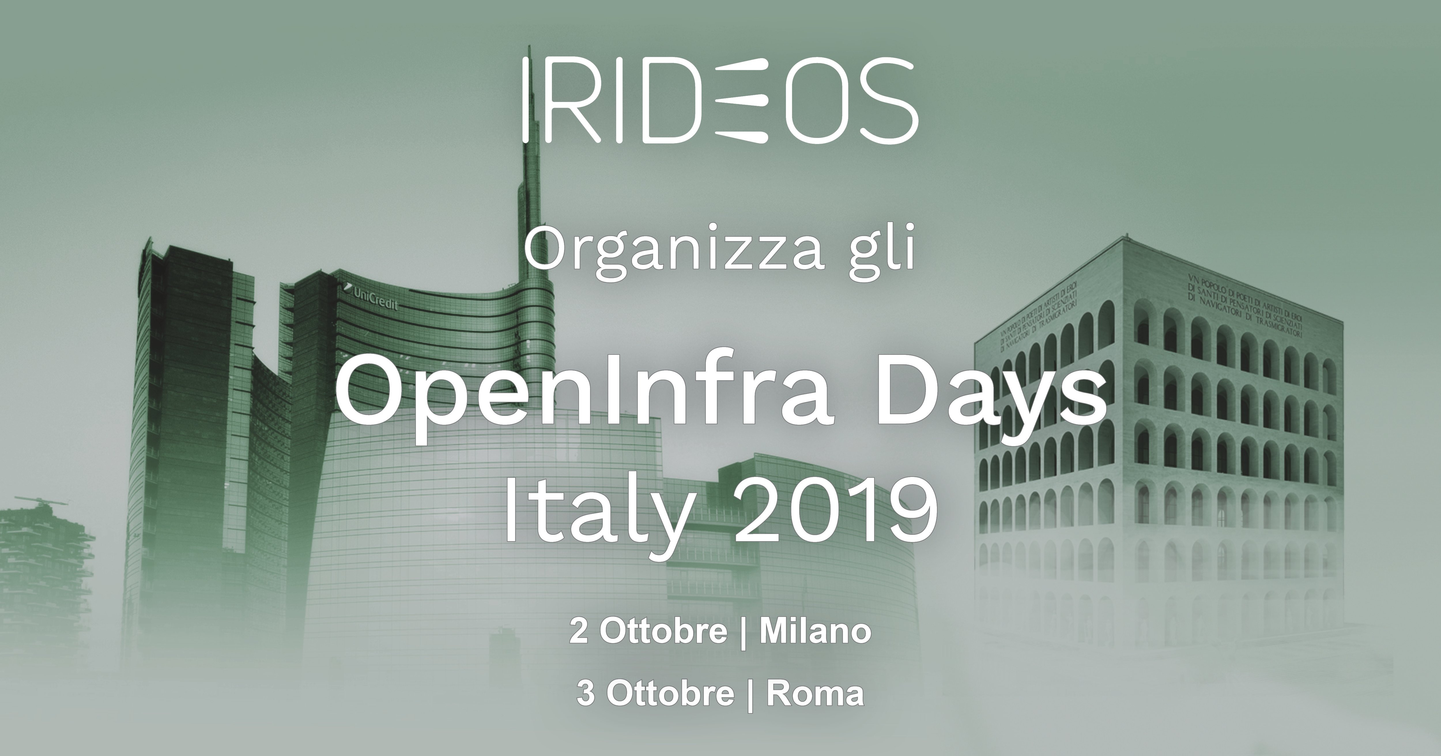 IRIDEOS organizza gli OpenInfraDays Italy 2019